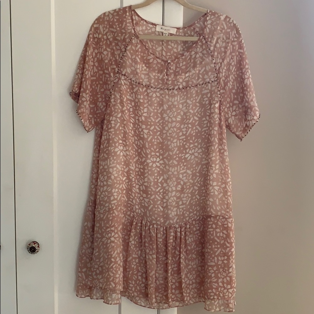 Pink Patterned Dress